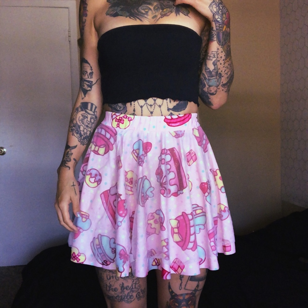 Kawaii Pastel Skater skirt